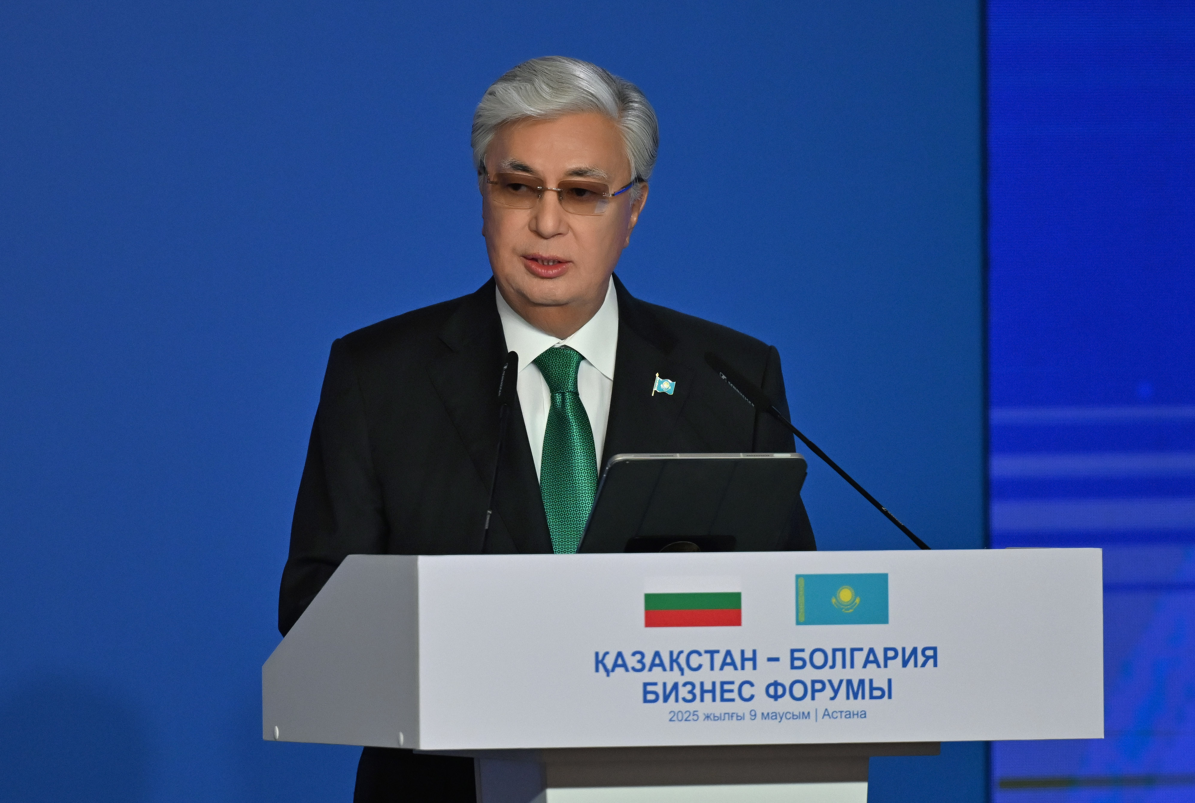 President Kassym-Jomart Tokayev Spoke at the Kazakhstan-Bulgaria Business Forum