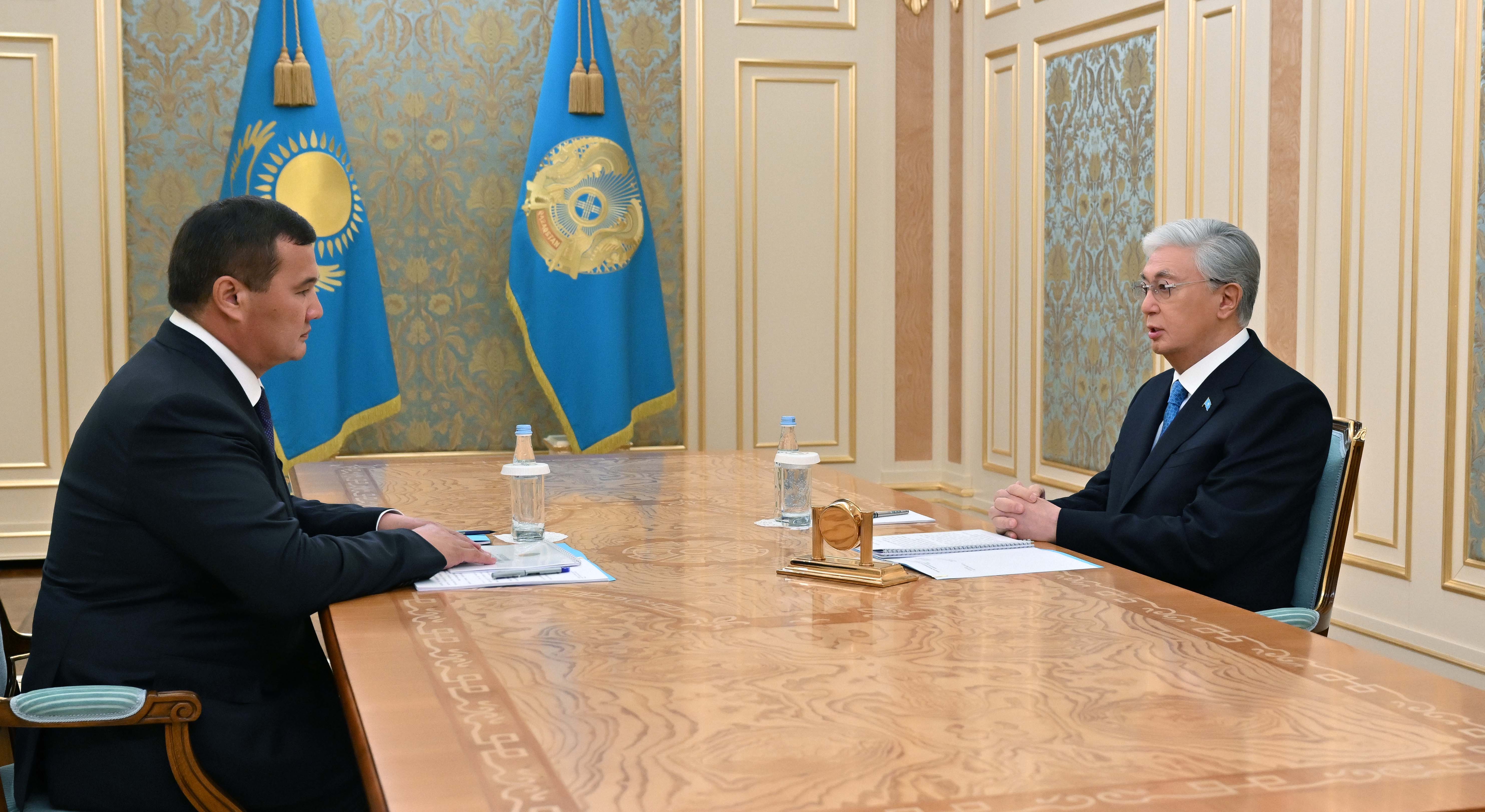 Мемлекет басшысы Премьер-министрдің бірінші орынбасары Нұрлыбек Нәлібаевты қабылдады