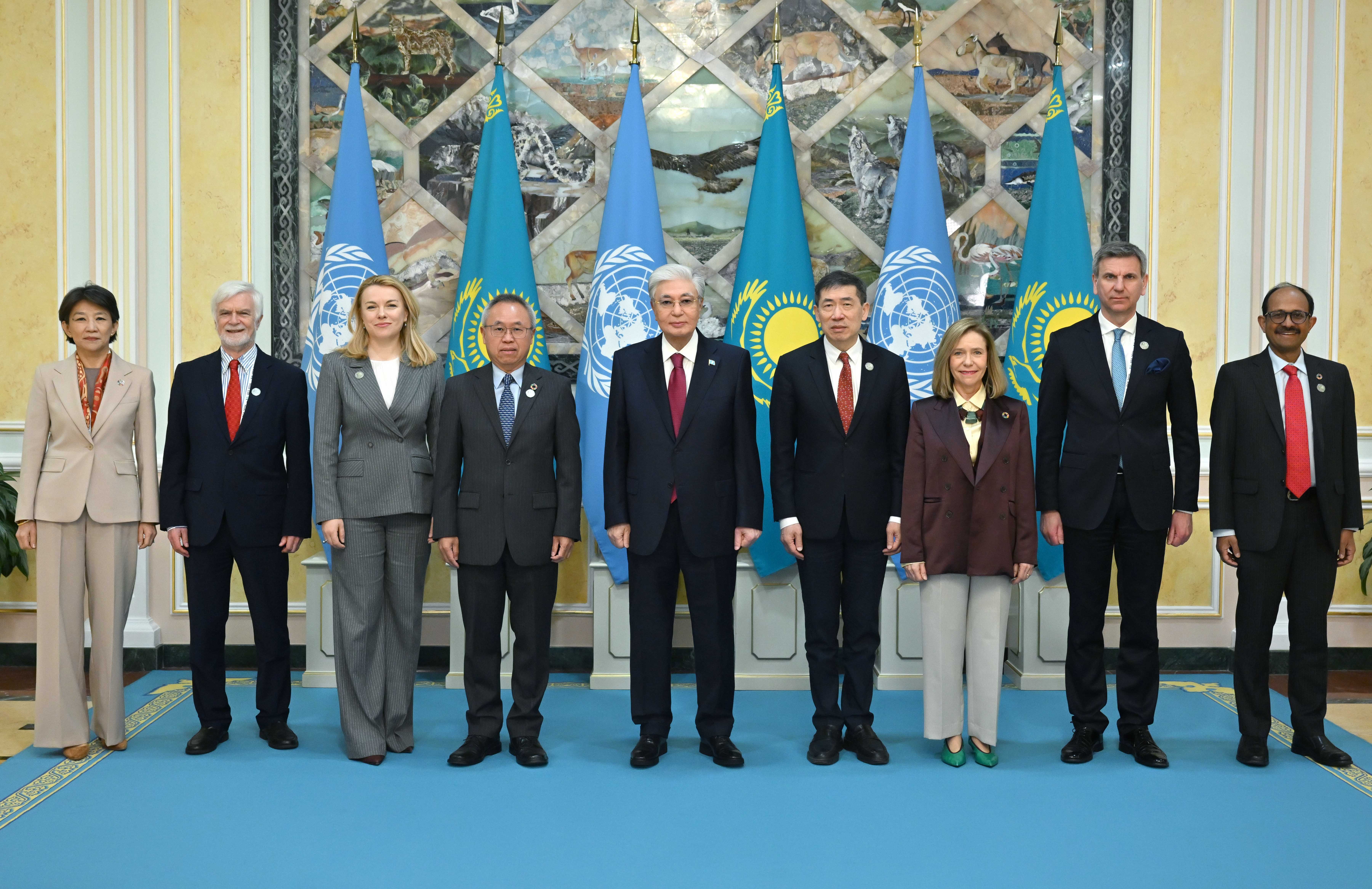The President met with a group of senior UN representatives