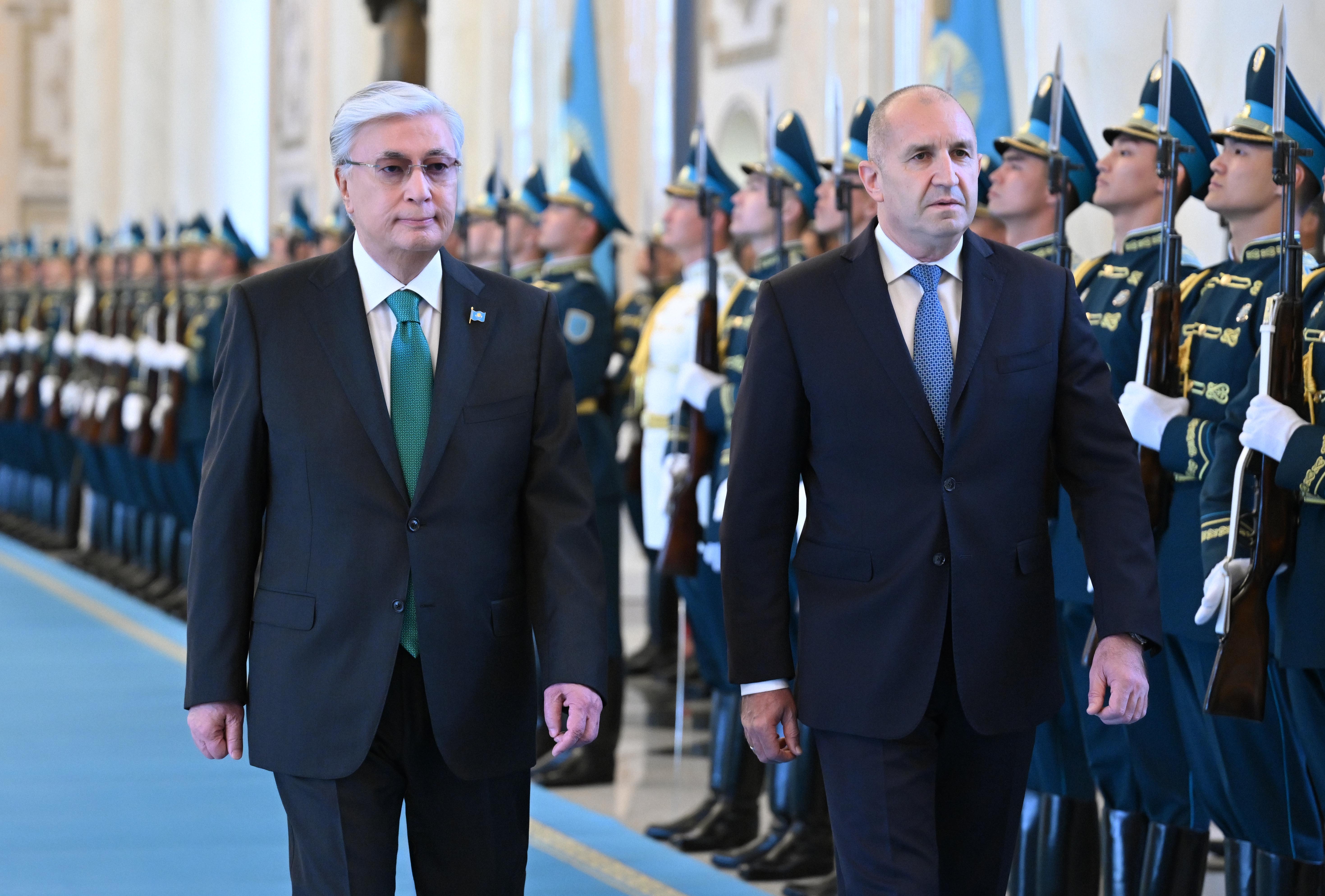 President Kassym-Jomart Tokayev Held Talks with President of Bulgaria Rumen Radev