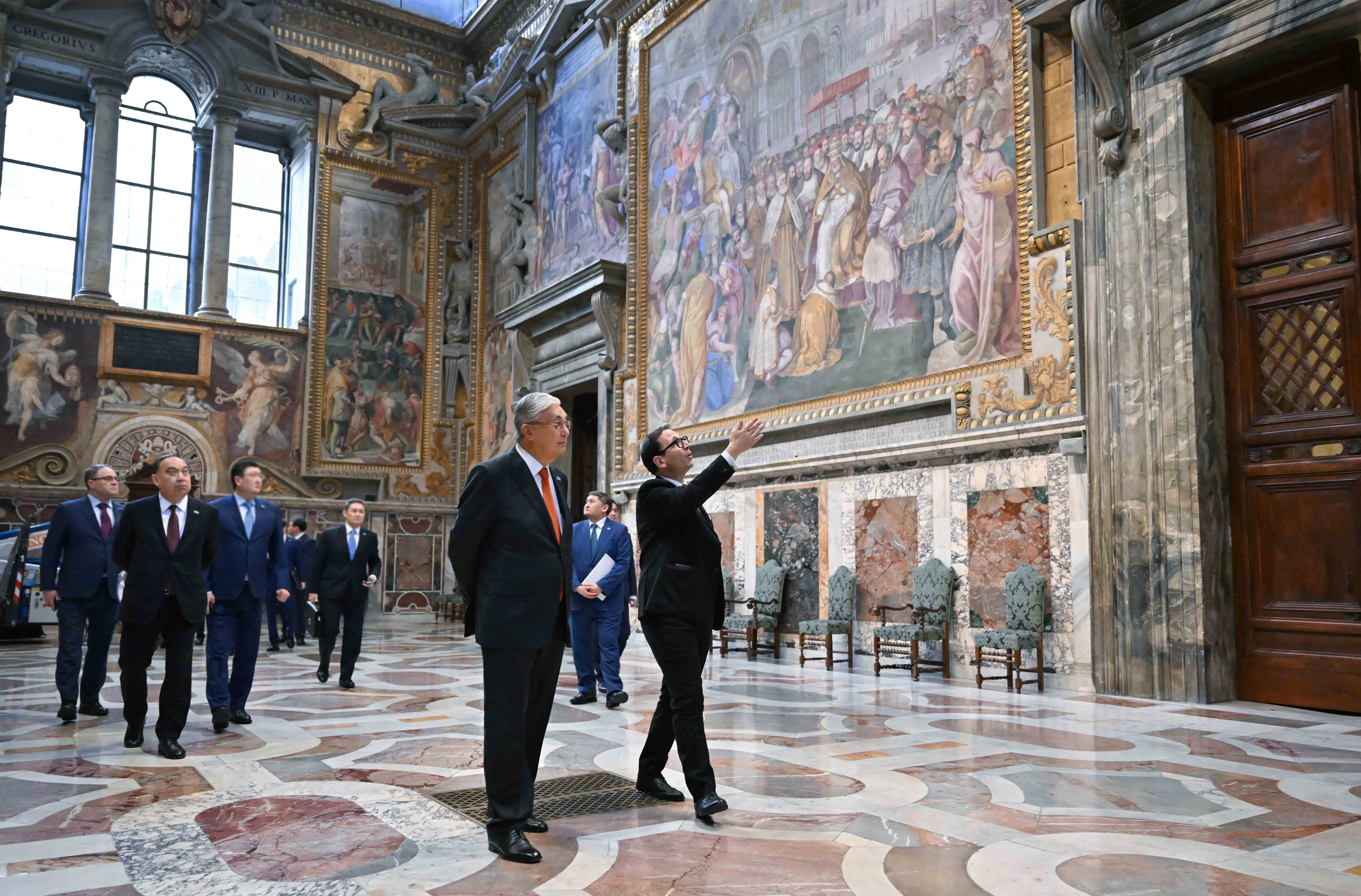 The Head of State visited Vatican museums