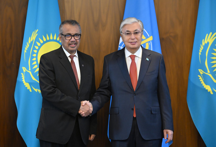 The President receives WHO Director-General Tedros Ghebreyesus and WHO Regional Director for Europe Hans Kluge