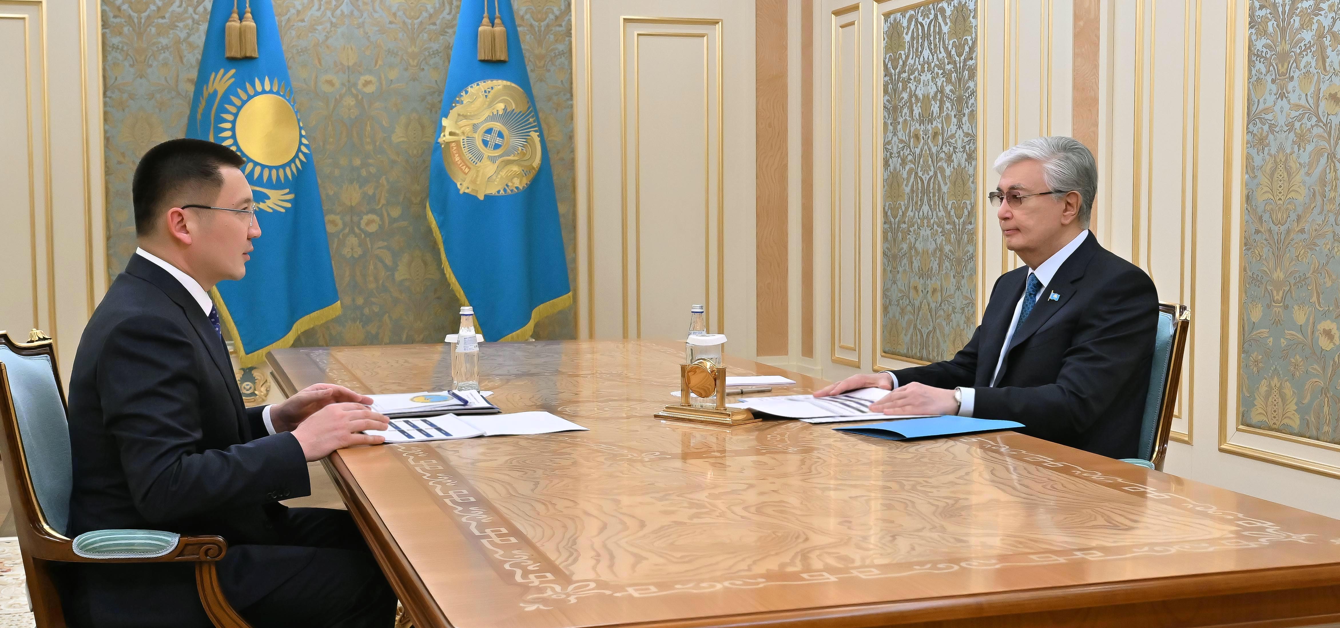 Мемлекет басшысы Павлодар облысының әкімі Асайын Байхановты қабылдады