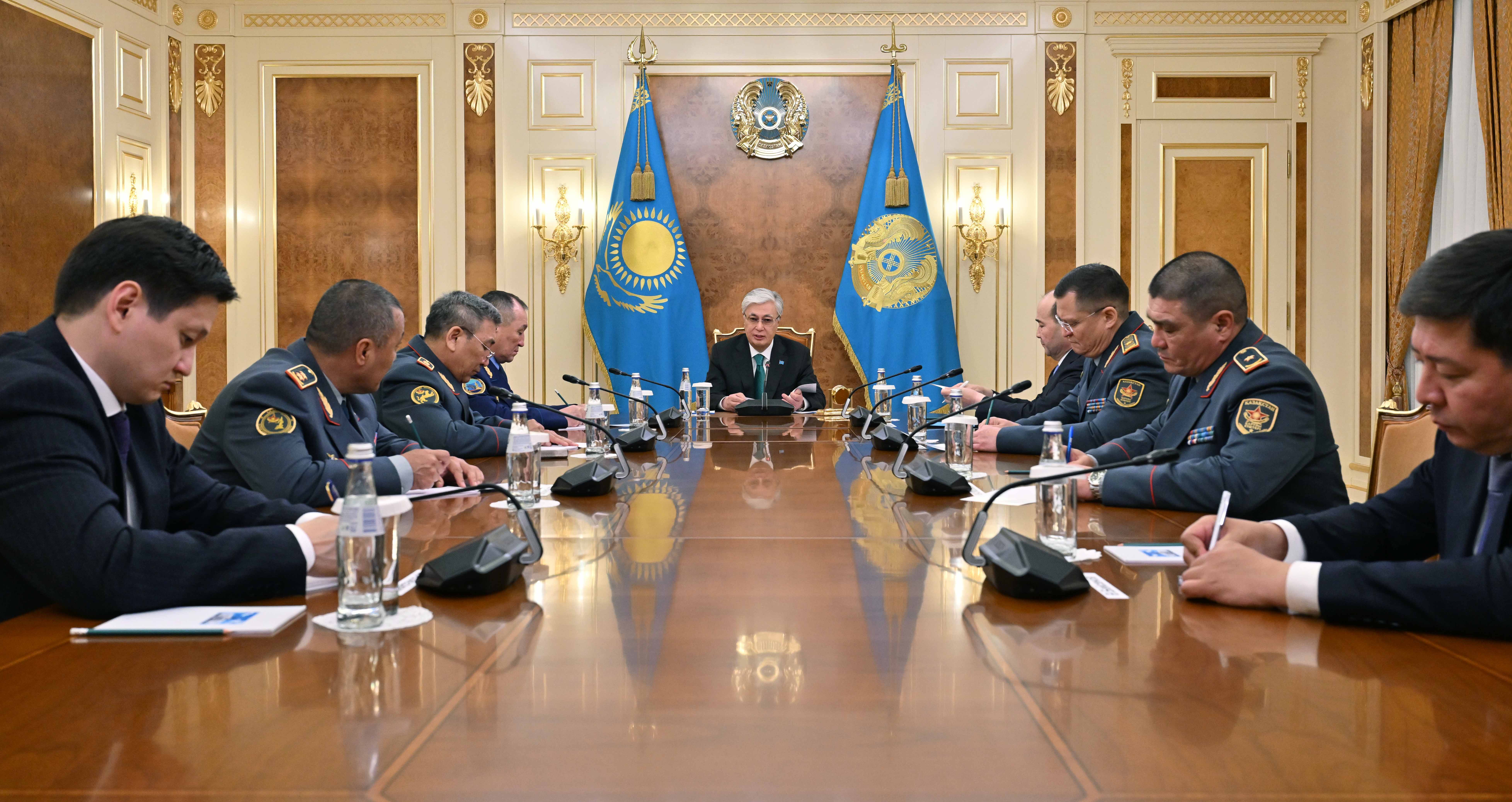 Мемлекет басшысы Қорғаныс министрлігінің басшылық құрамымен жиын өткізді