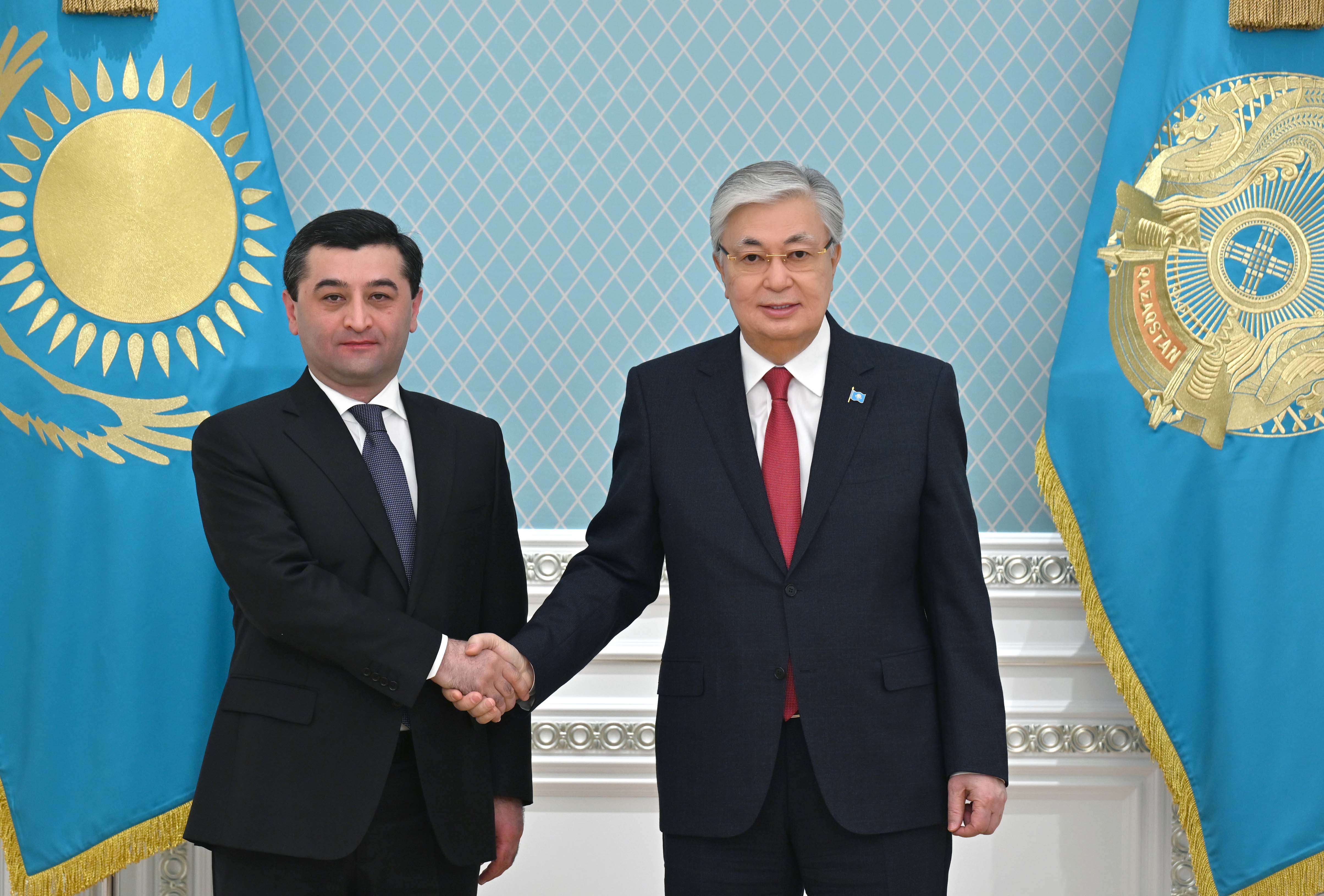 The Head of State receives the Minister of Foreign Affairs of Uzbekistan Bakhtiyor Saidov