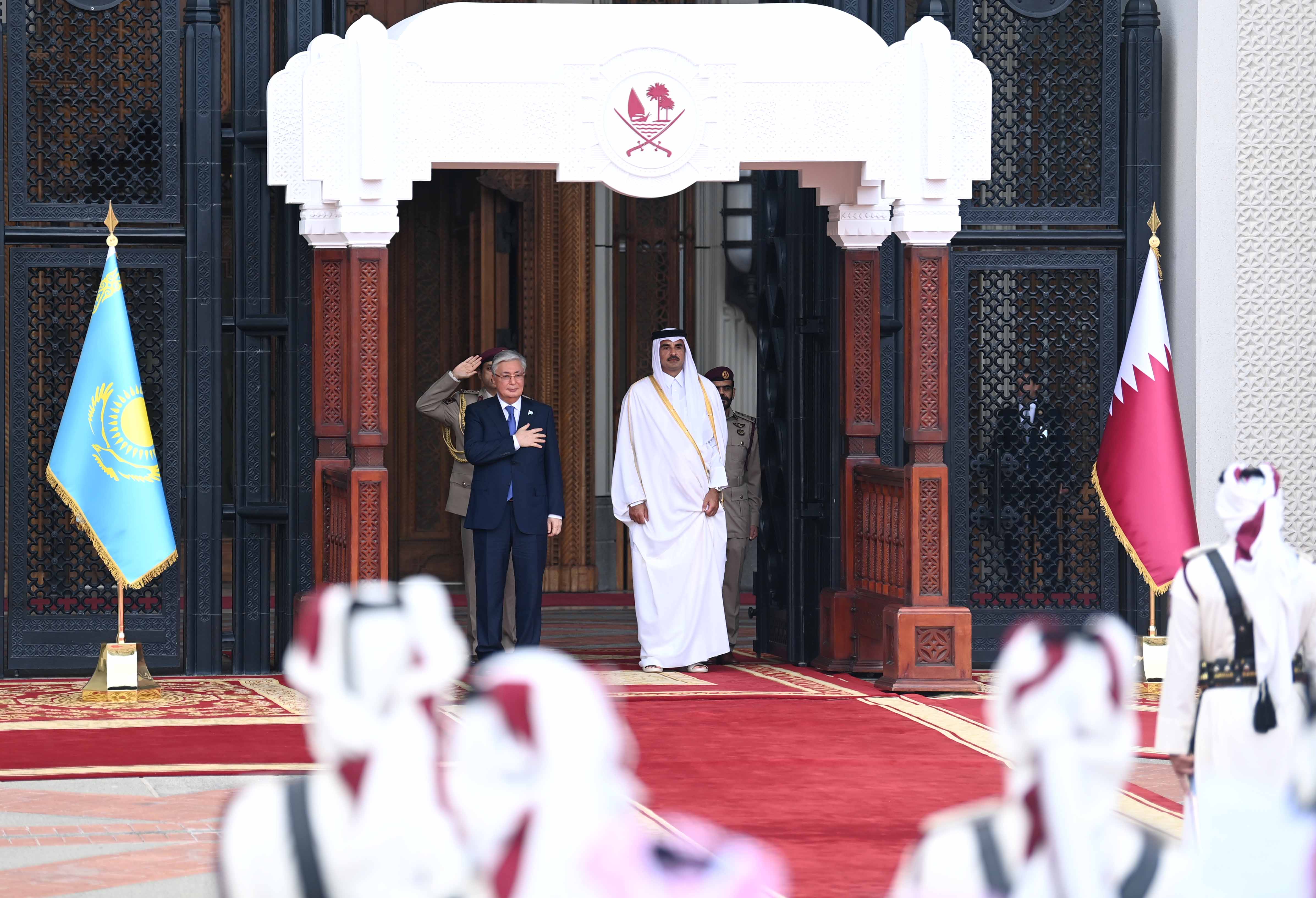 President Kassym-Jomart Tokayev held talks with Amir of Qatar Sheikh Tamim bin Hamad Al-Thani