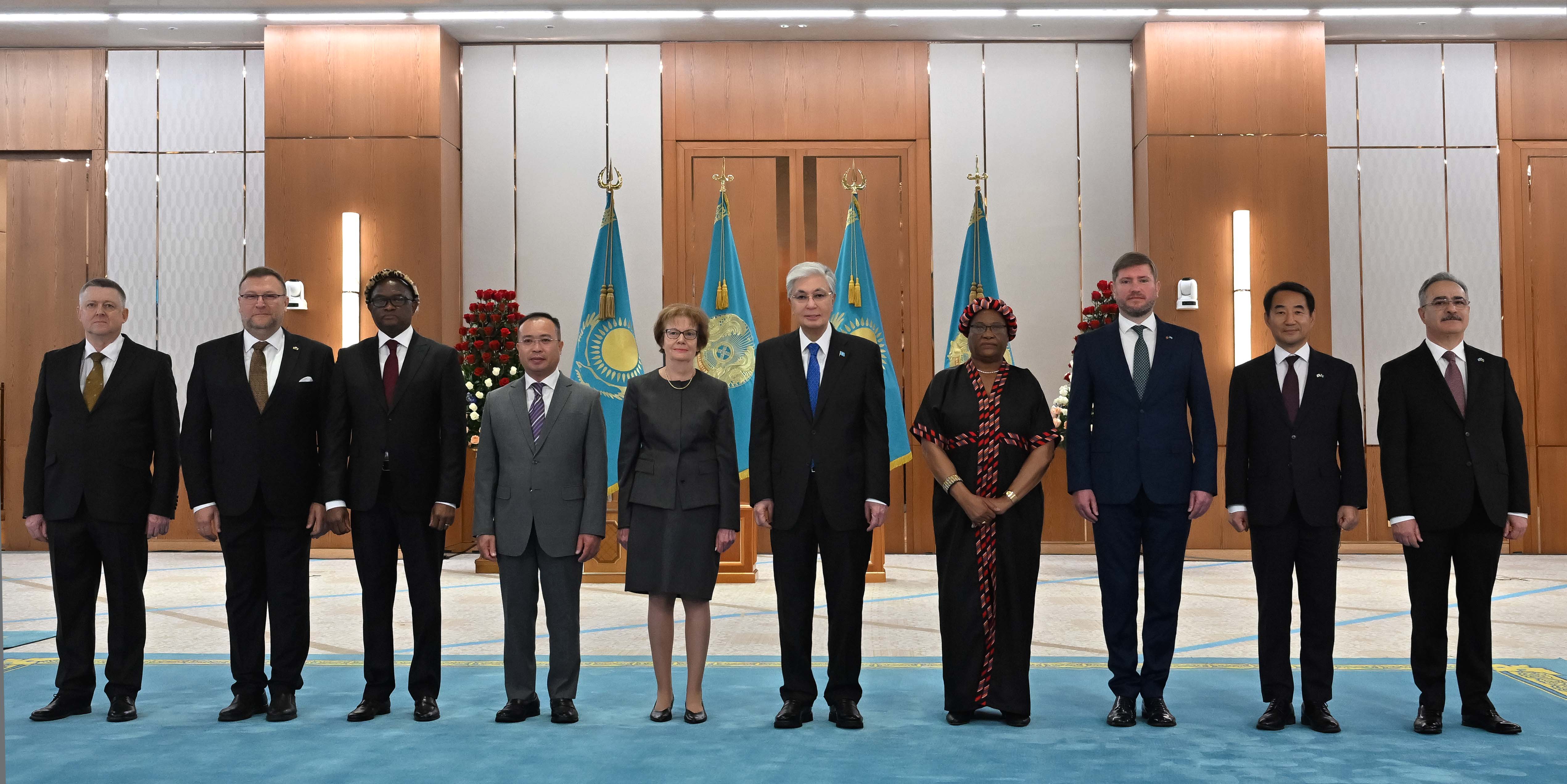 Kassym-Jomart Tokayev receives Letters of Credence from ambassadors of several countries
