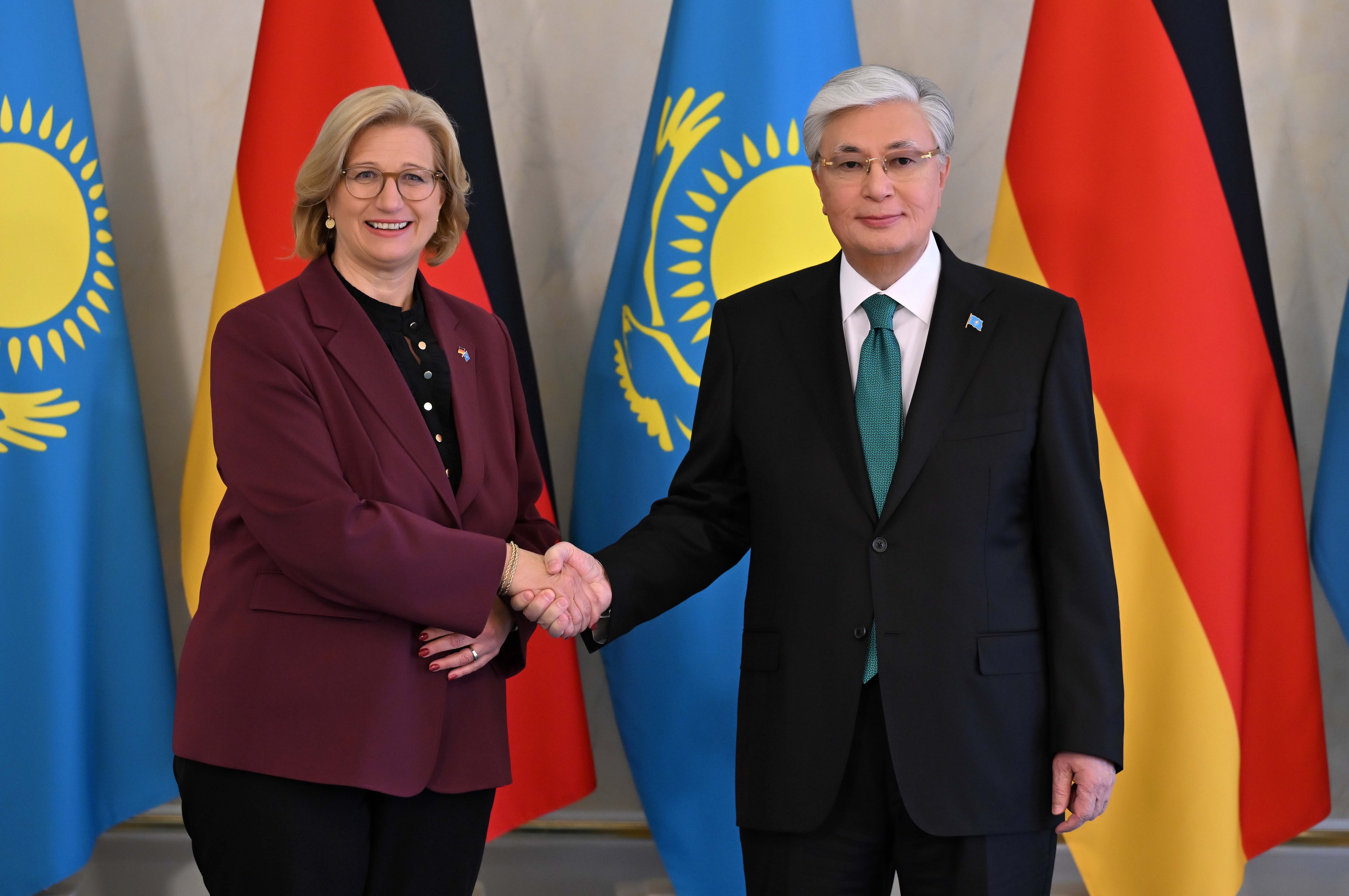 The President of Kazakhstan Meets with President of the German Bundesrat Anke Rehlinger