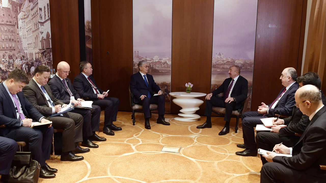 The Head of State meets President of Azerbaijan Ilham Aliyev 