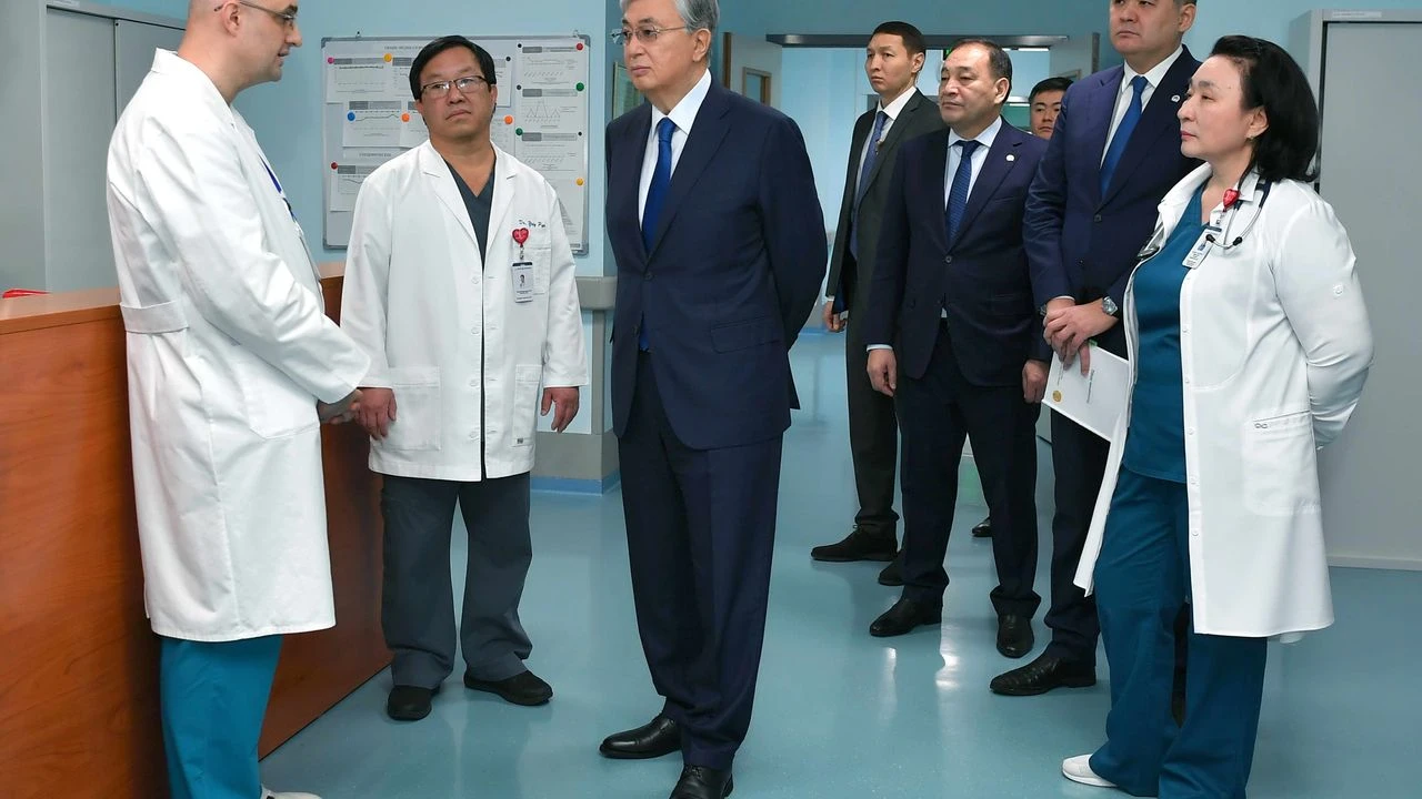 The Head of State visited “National Scientific Cardiac Surgery Center” JSC 