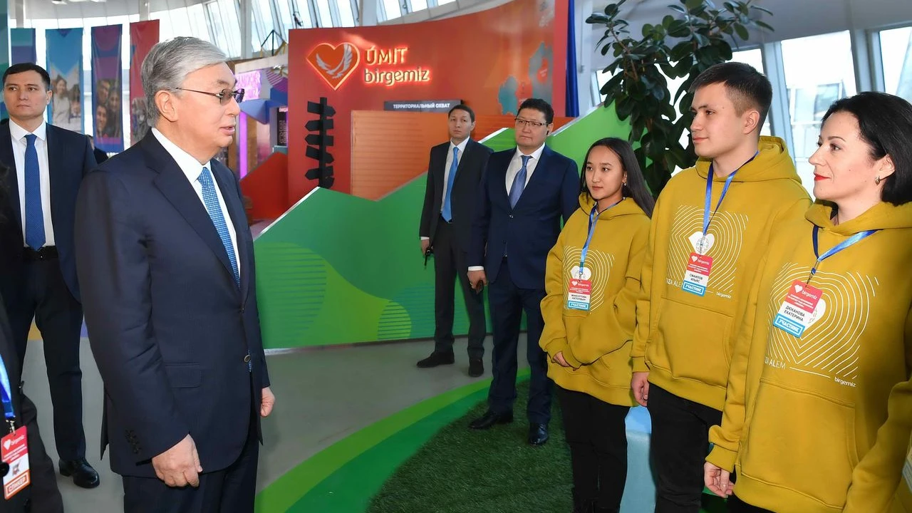 Мемлекет басшысы «Birgemiz» атты республикалық Волонтерлер фронт-офисінің ашылу рәсіміне қатысты 