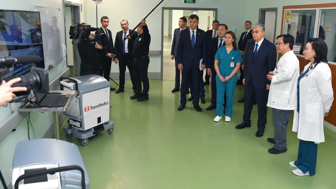 The Head of State visited “National Scientific Cardiac Surgery Center” JSC 