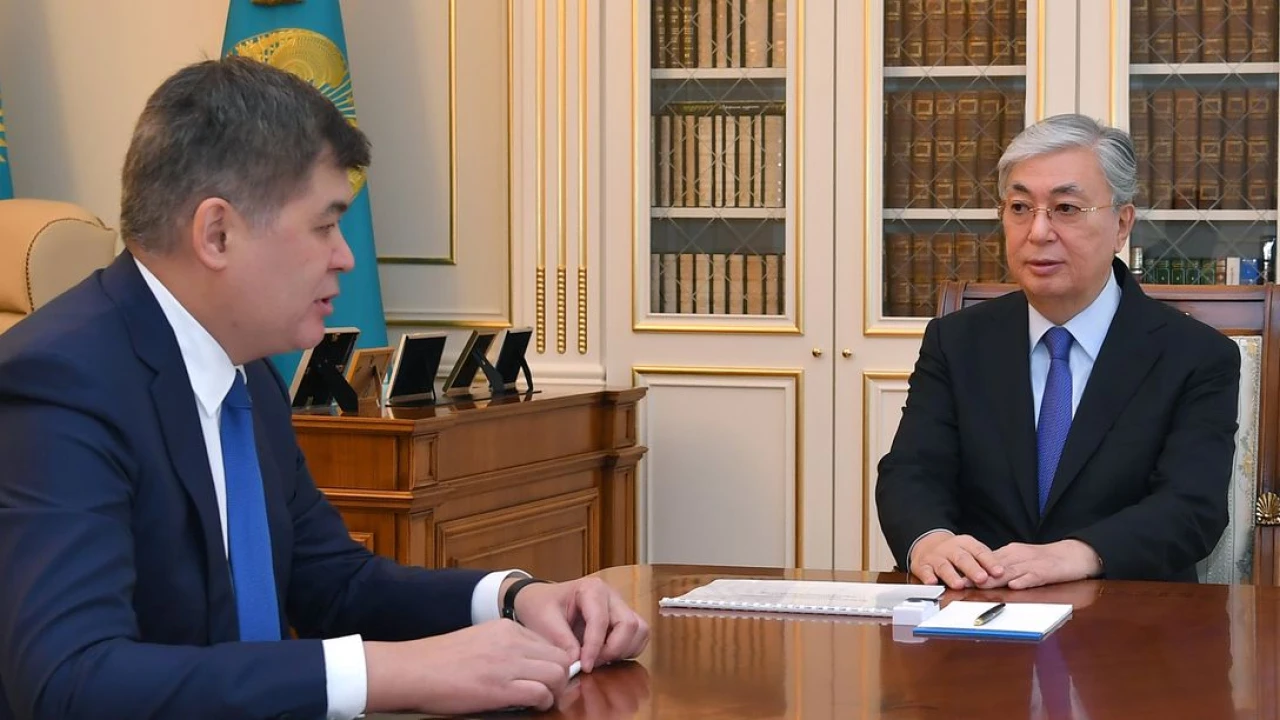 Касым-Жомарт Токаев принял министра здравоохранения Елжана Биртанова 
