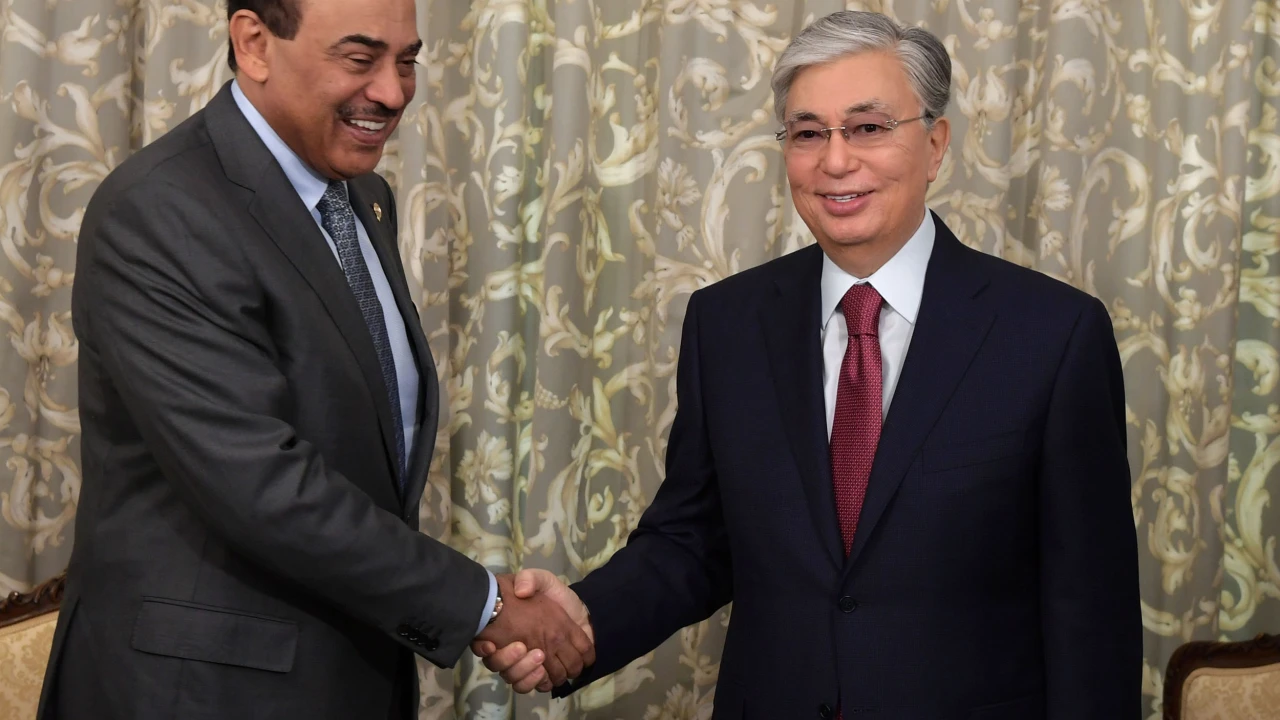 President Kassym-Jomart Tokayev meets Prime Minister of Kuwait Sheikh Sabah Al-Khaled Al-Hamad Al-Sabah 