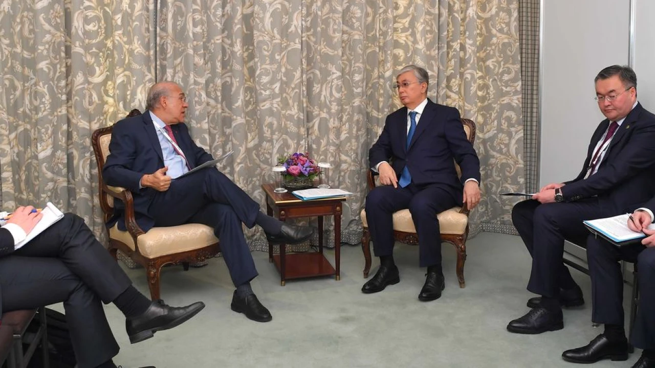 The President of Kazakhstan meets José Ángel Gurría, Secretary-General of the Organisation for Economic Cooperation and Development 