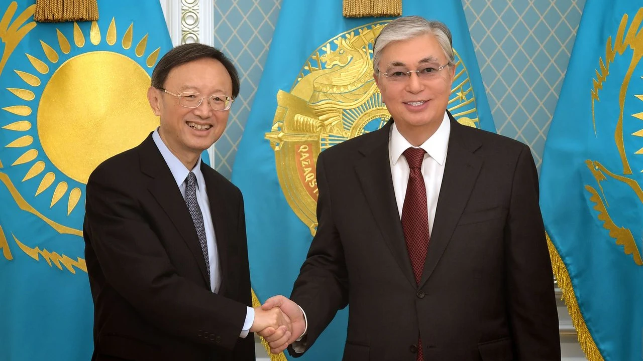 The President of Kazakhstan meets with Yang Jiechi, Member of the Political Bureau of the Central Committee of the Communist Party of China 