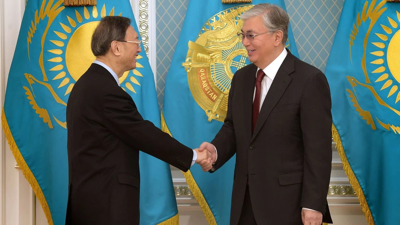 The President of Kazakhstan meets with Yang Jiechi, Member of the Political Bureau of the Central Committee of the Communist Party of China 