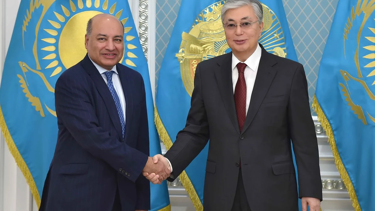 Head of State Kassym-Jomart Tokayev receives President of the European Bank for Reconstruction and Development (EBRD) Suma Chakrabarti 