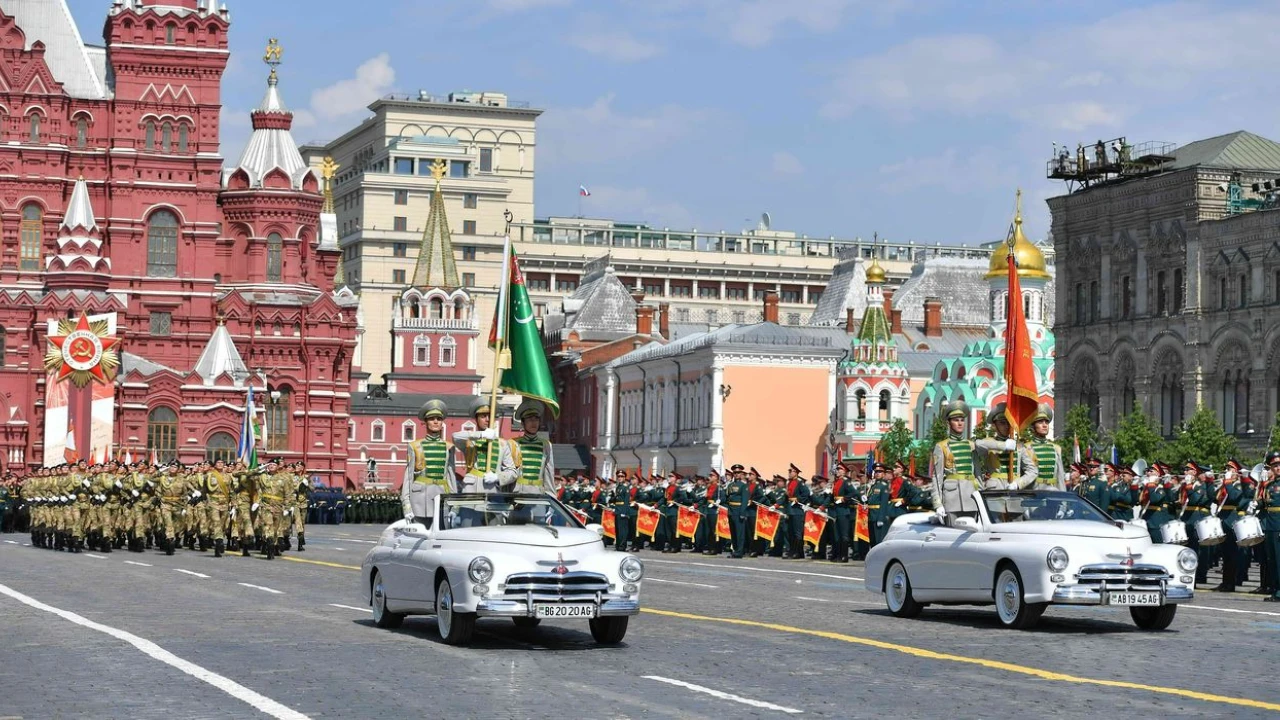 President of Kazakhstan attends the military parade on the occasion of the 75th anniversary of Victory in the Great Patriotic War 