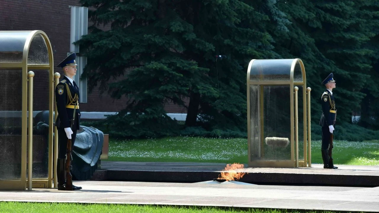 President of Kazakhstan attends the military parade on the occasion of the 75th anniversary of Victory in the Great Patriotic War 