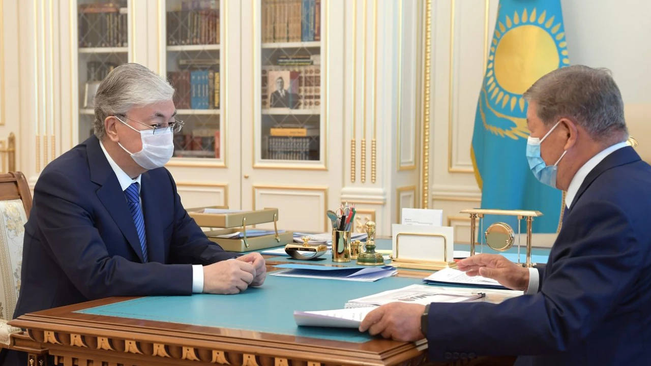 The President receives Akhmetzhan Yessimov, Chief Executive Officer of the Sovereign Wealth Fund “Samruk-Kazyna” JSC 