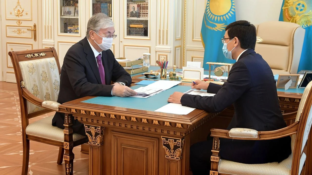 The Head of State receives Minister of Education and Science Askhat Aimagambetov 