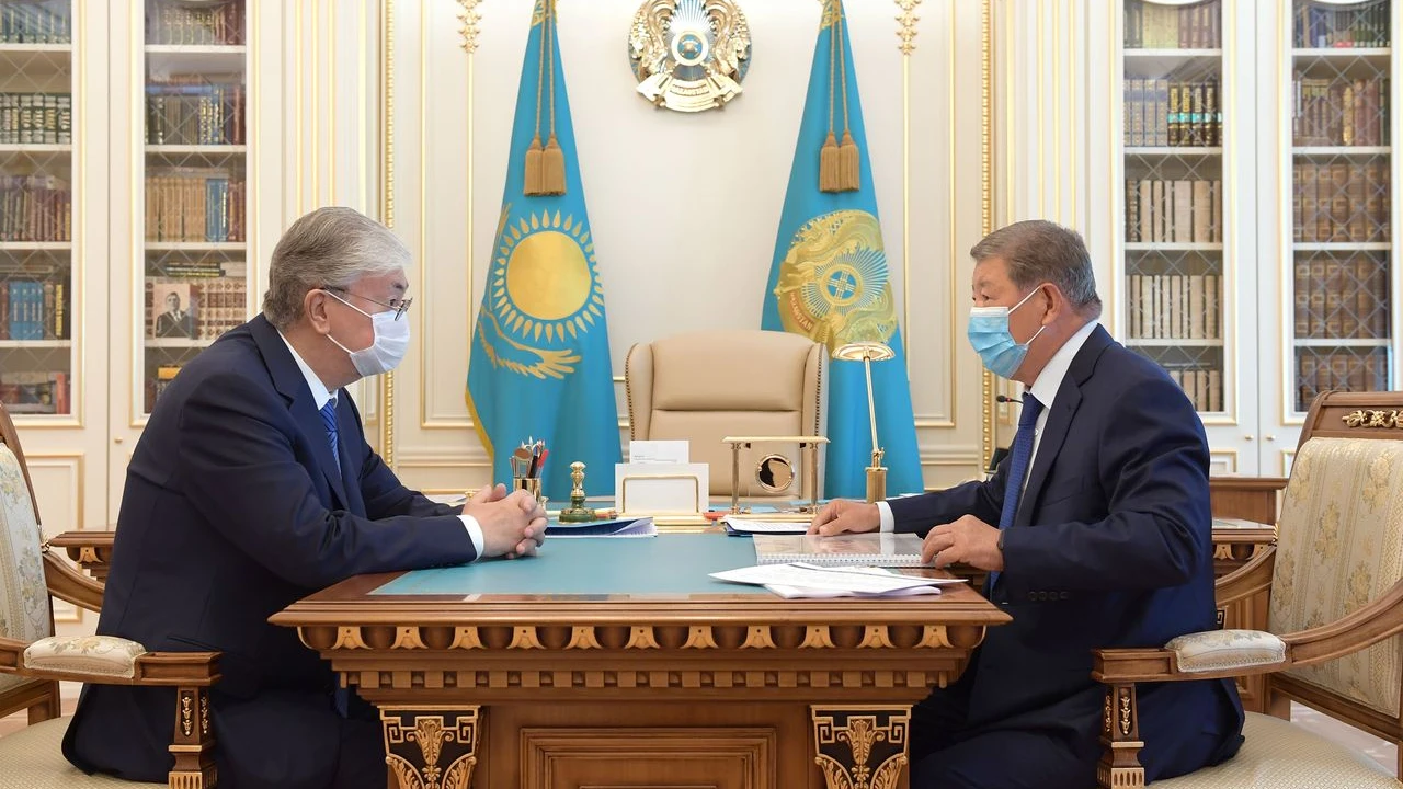 The President receives Akhmetzhan Yessimov, Chief Executive Officer of the Sovereign Wealth Fund “Samruk-Kazyna” JSC 