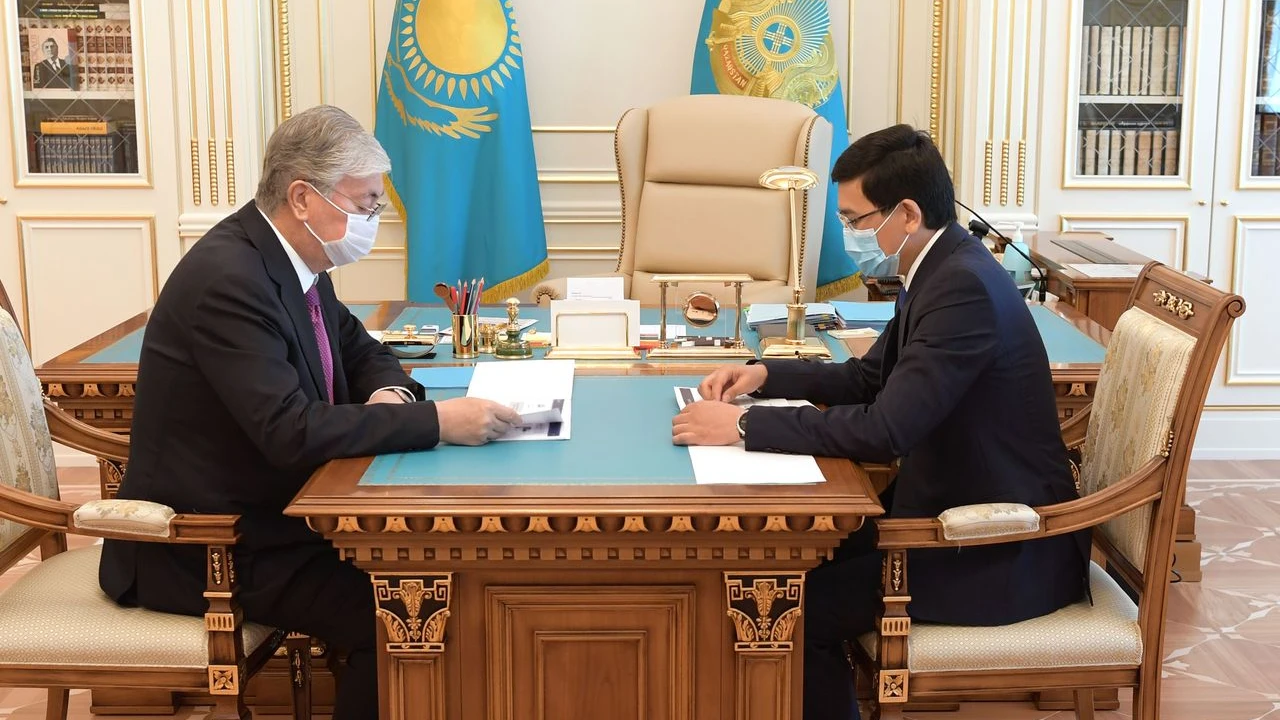 The Head of State receives Minister of Education and Science Askhat Aimagambetov 