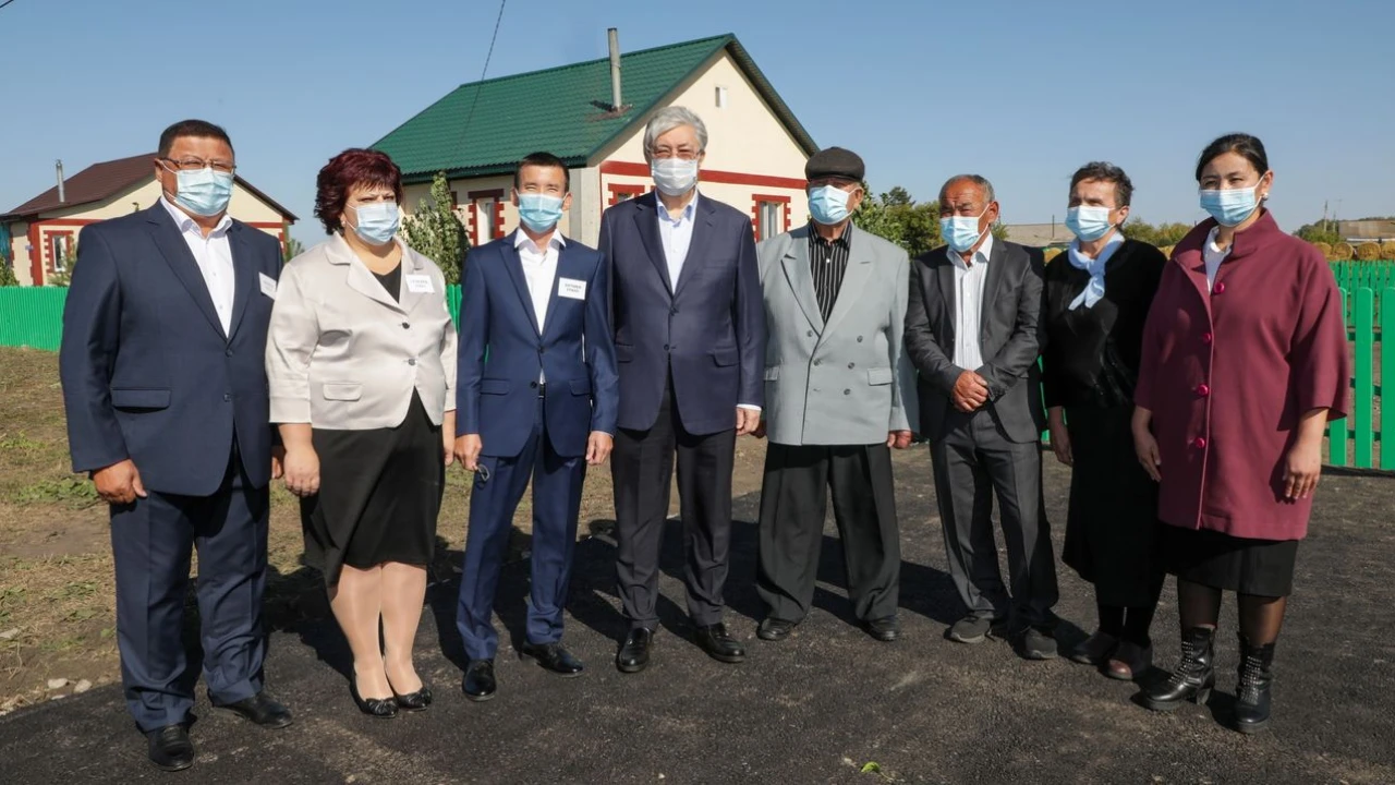 Президент встретился  с  гражданами, переселившимися в Кызылжарский район 