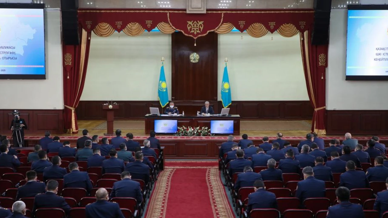 The President held an Enlarged Meeting of the Board of the Ministry of Internal Affairs 