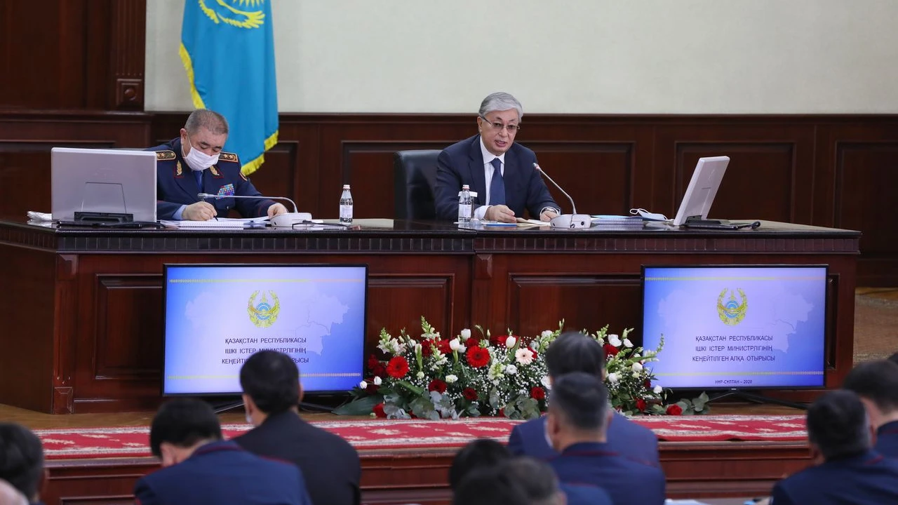 The President held an Enlarged Meeting of the Board of the Ministry of Internal Affairs 