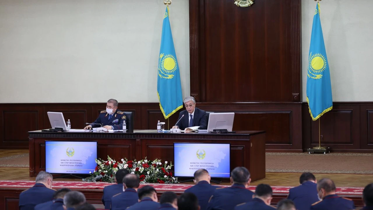 The President held an Enlarged Meeting of the Board of the Ministry of Internal Affairs 