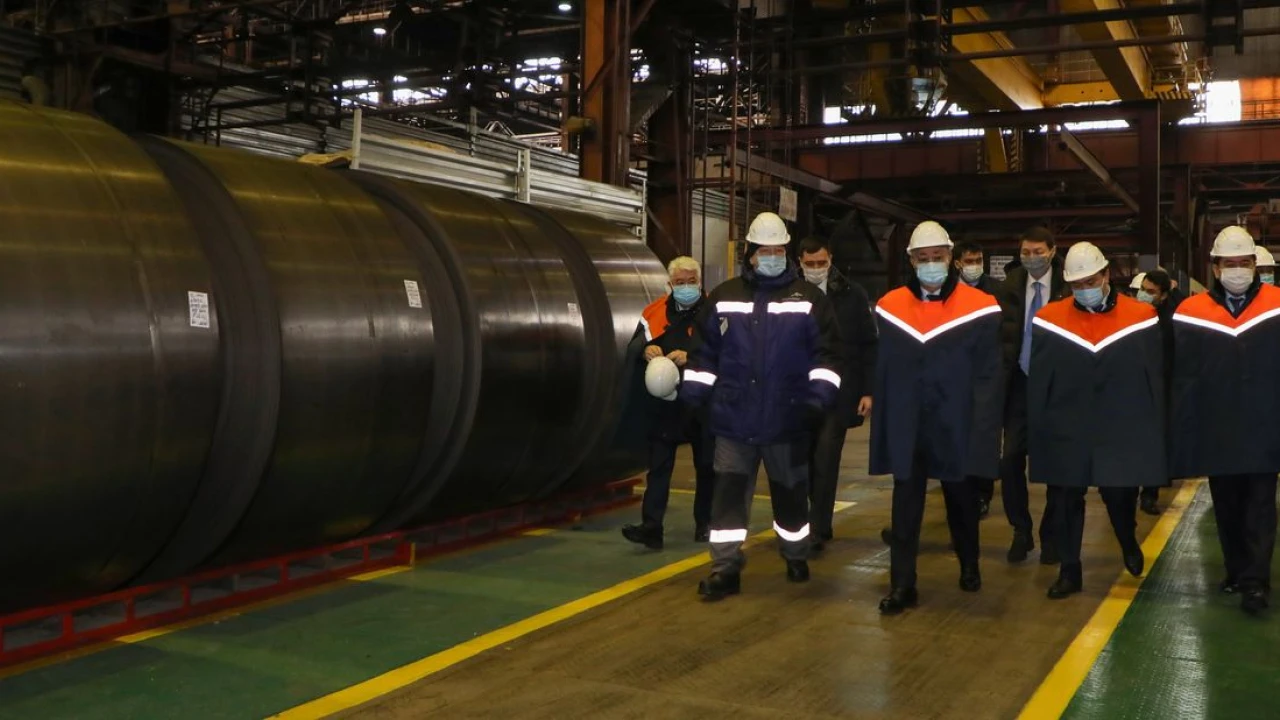 The Head of State visits “ArcelorMittal Temirtau” JSC steel plant 