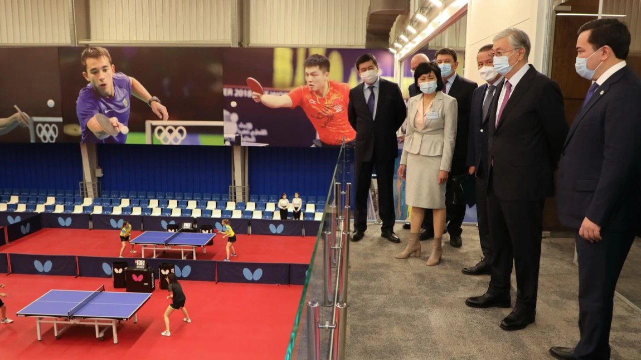 Kassym-Jomart Tokayev visits a number of sports facilities in Karaganda 