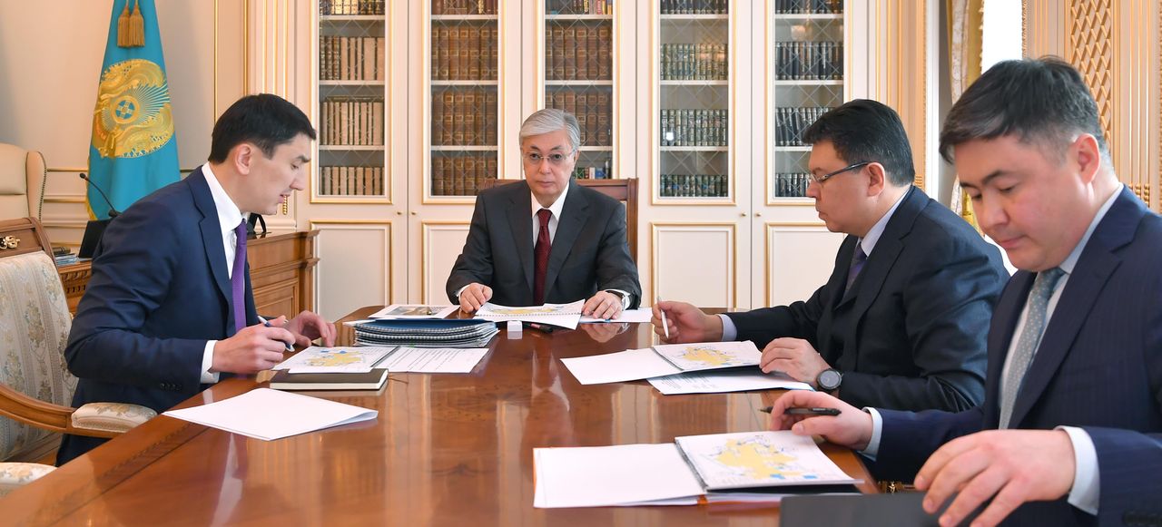 President Kassym-Jomart Tokayev receives Minister of Ecology, Geology and Natural Resources Magzum Mirzagaliyev