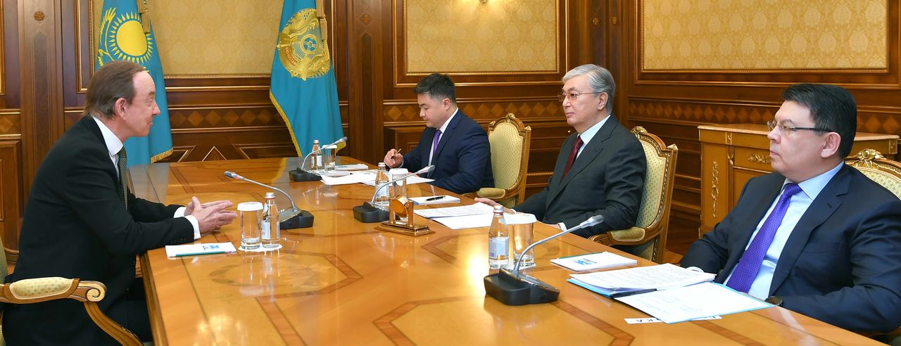 The Head of State receives President of Air Astana Peter Foster