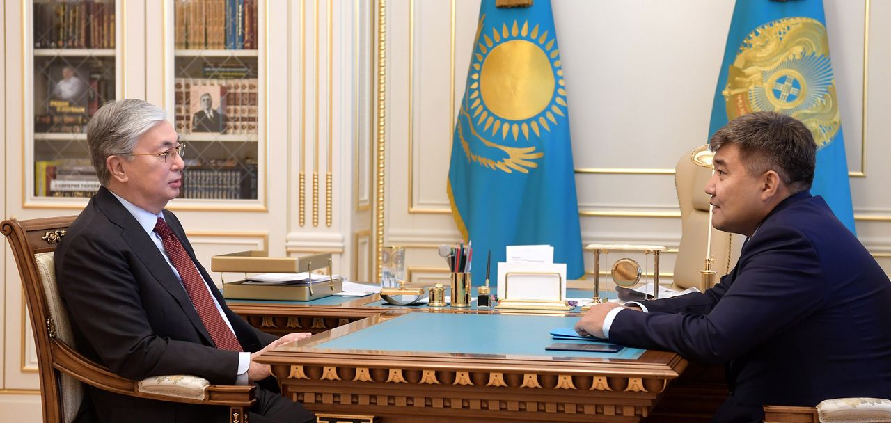 The Head of State receives newly appointed Ambassador of Kazakhstan to Ukraine Darkhan Kaletayev