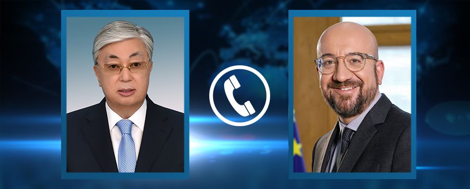 President of Kazakhstan Kassym-Jomart Tokayev had a telephone conversation with President of the European Council Charles Michel