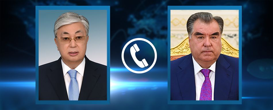 Kassym-Jomart Tokayev had a telephone conversation with President of Tajikistan Emomali Rahmon