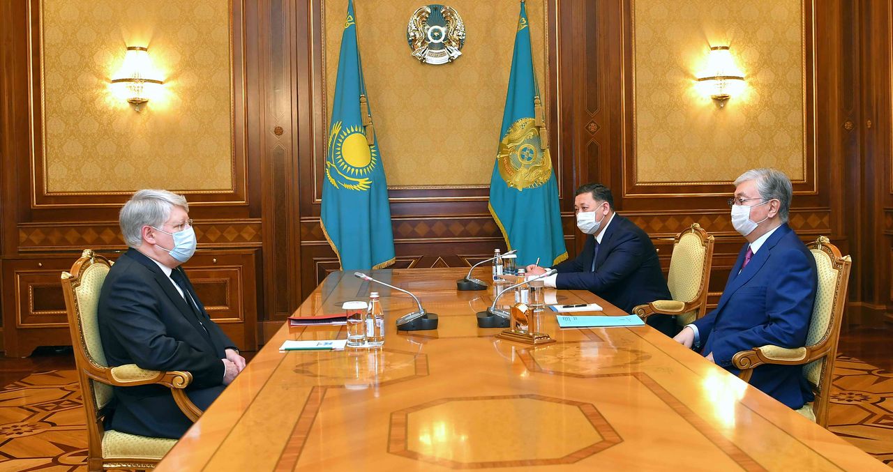 President Kassym-Jomart Tokayev receives Ambassador of Russia to Kazakhstan Alexey Borodavkin