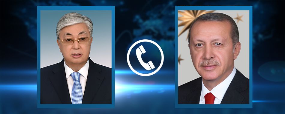 Kassym-Jomart Tokayev had a telephone conversation with President of Turkey Recep Tayyip Erdoğan