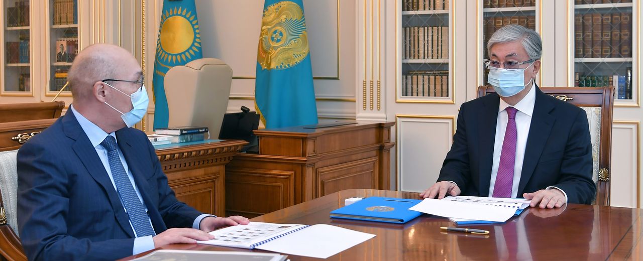 The President receives the AIFC Governor Kairat Kelimbetov