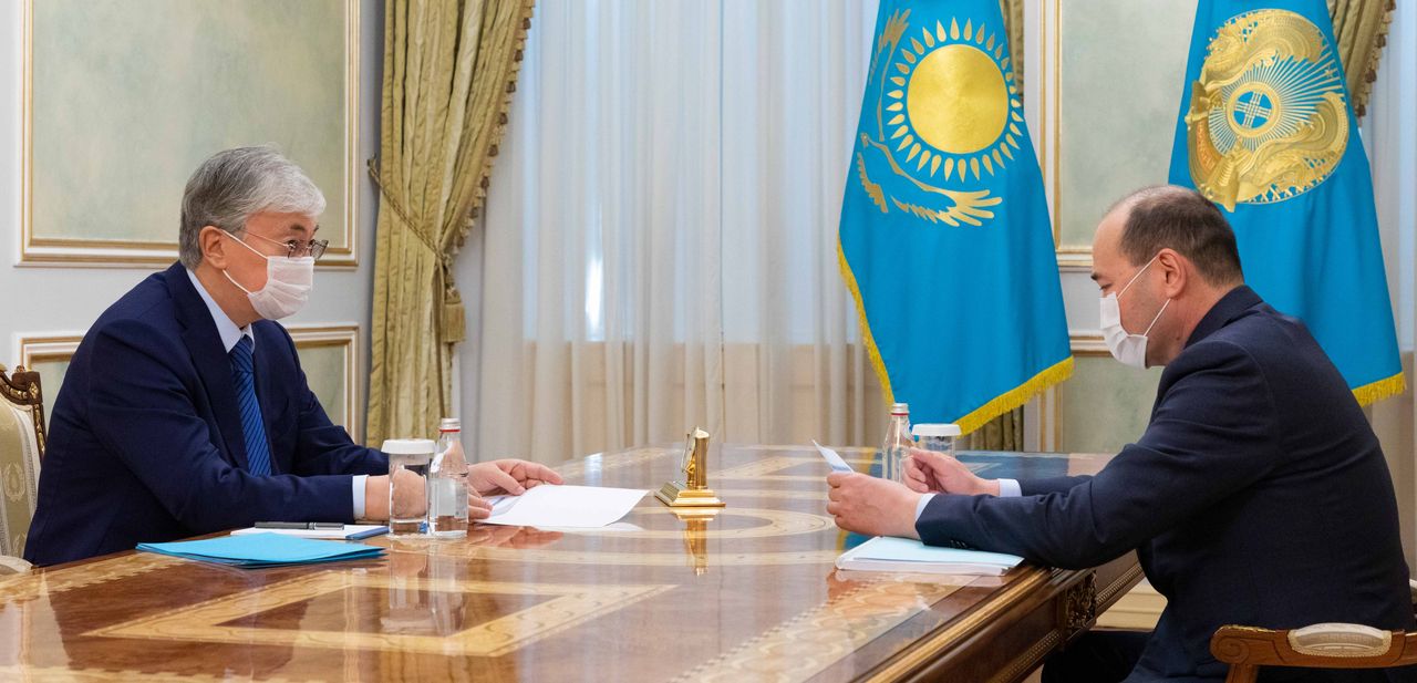 The Head of State receives Prosecutor General Gizat Nurdauletov