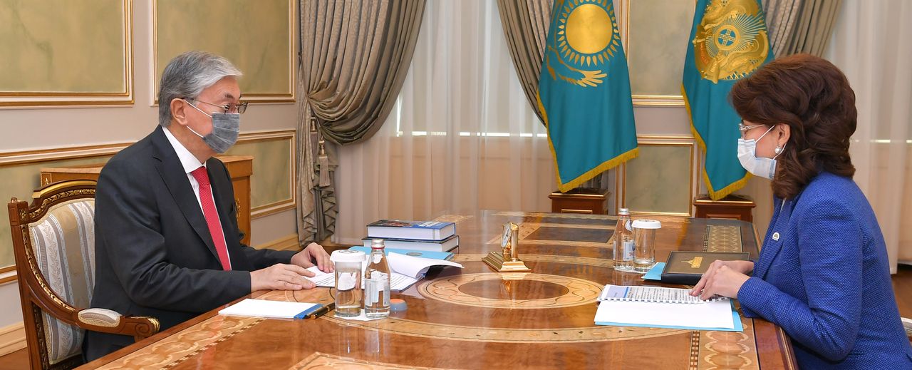 Kassym-Jomart Tokayev receives Minister of Information and Public Development Aida Balayeva