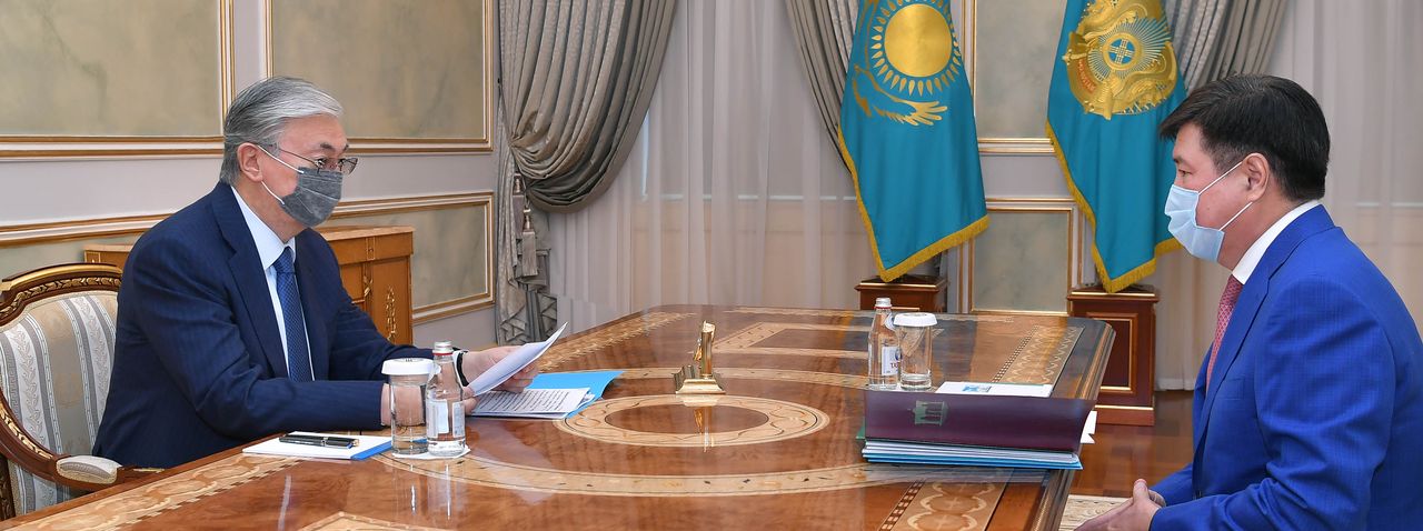 The President receives Chairman of the Supreme Court Zhakip Assanov