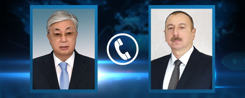 President of Kazakhstan Kassym-Jomart Tokayev had a telephone conversation with President of Azerbaijan Ilham Aliyev