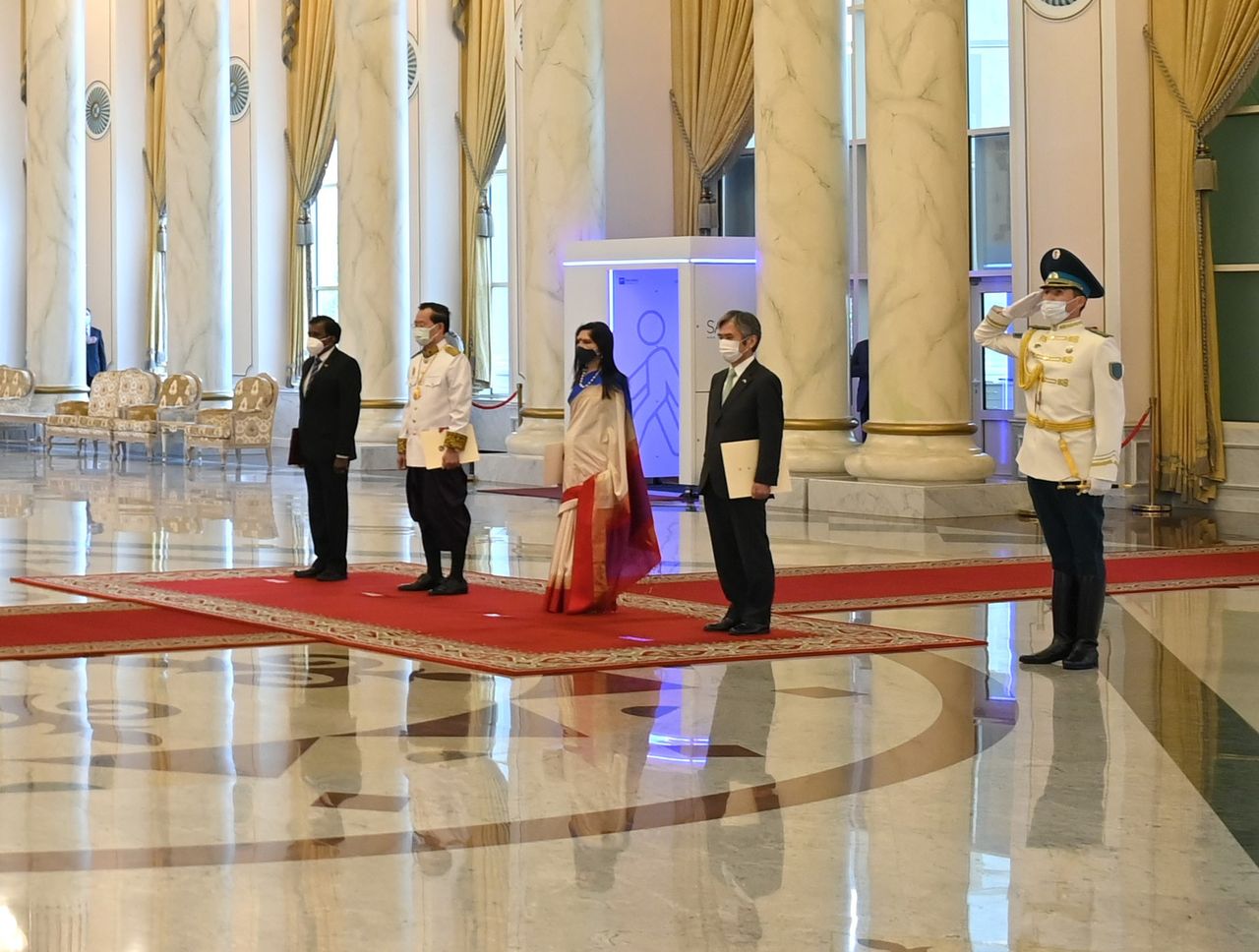 President Kassym-Jomart Tokayev receives credentials from foreign ambassadors