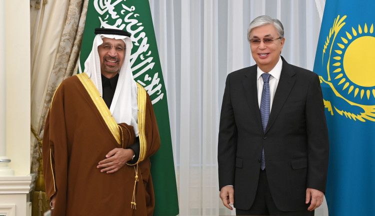 President Kassym-Jomart Tokayev receives Minister of Investment of the Kingdom of Saudi Arabia Khalid Al-Falih