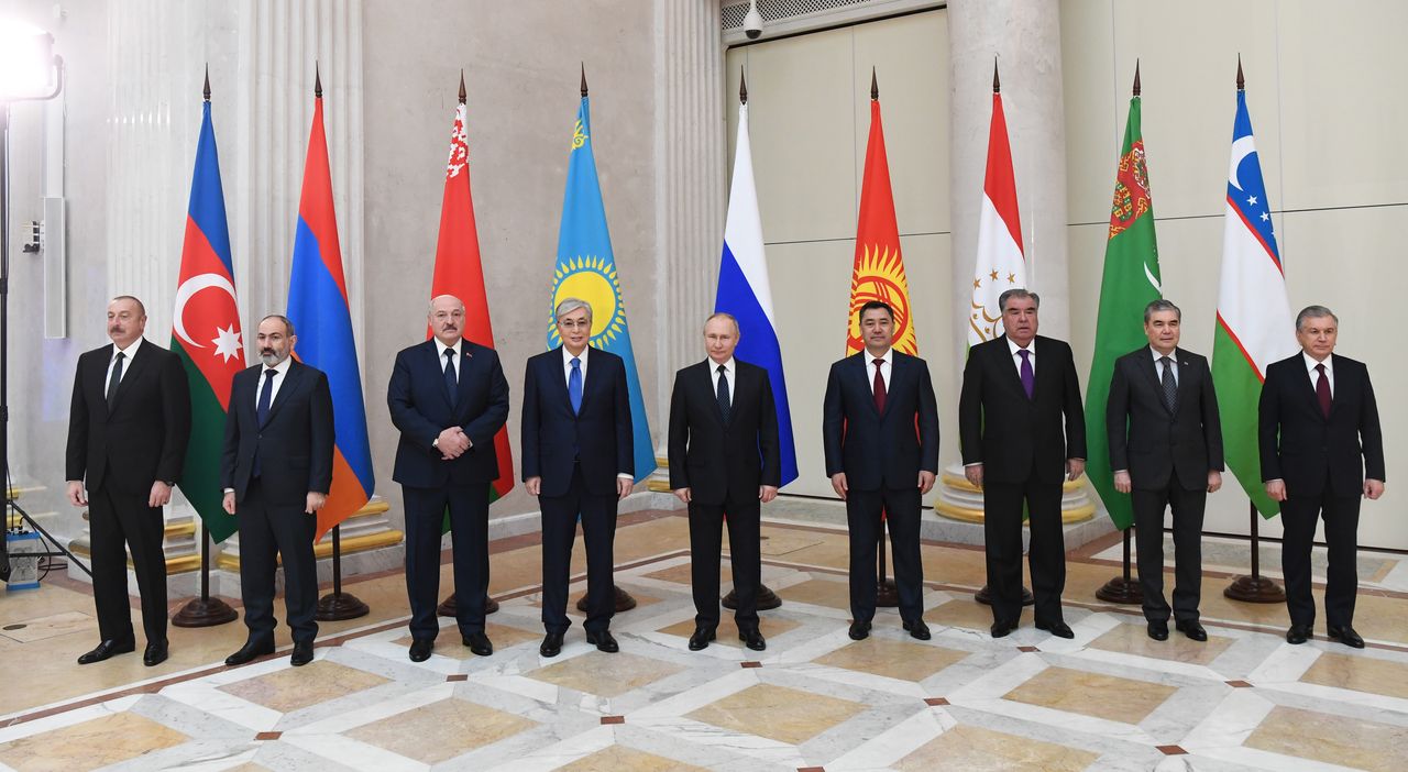 President Kassym-Jomart Tokayev takes part in an Informal Meeting of the CIS Heads of State