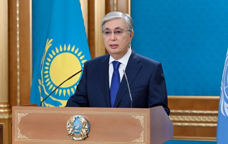 Kazakhstan President Kassym-Jomart Tokayev’s video statement at the General Debate of the 76th session of the UN General Assembly